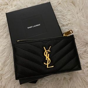 YSL saint Laurent card holder